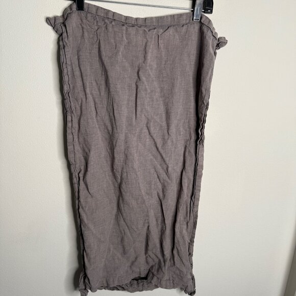 Restoration Hardware Gray 100% Linen Pillowcase -‎ Size Standard - Picture 1 of 4
